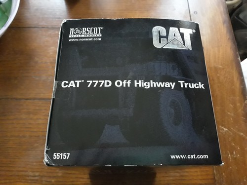 NORSCOT #55157 CATERPILLAR 777D OFF HIGHWAY TRUCK NIB 1/50 SCALE CHROME EDITION