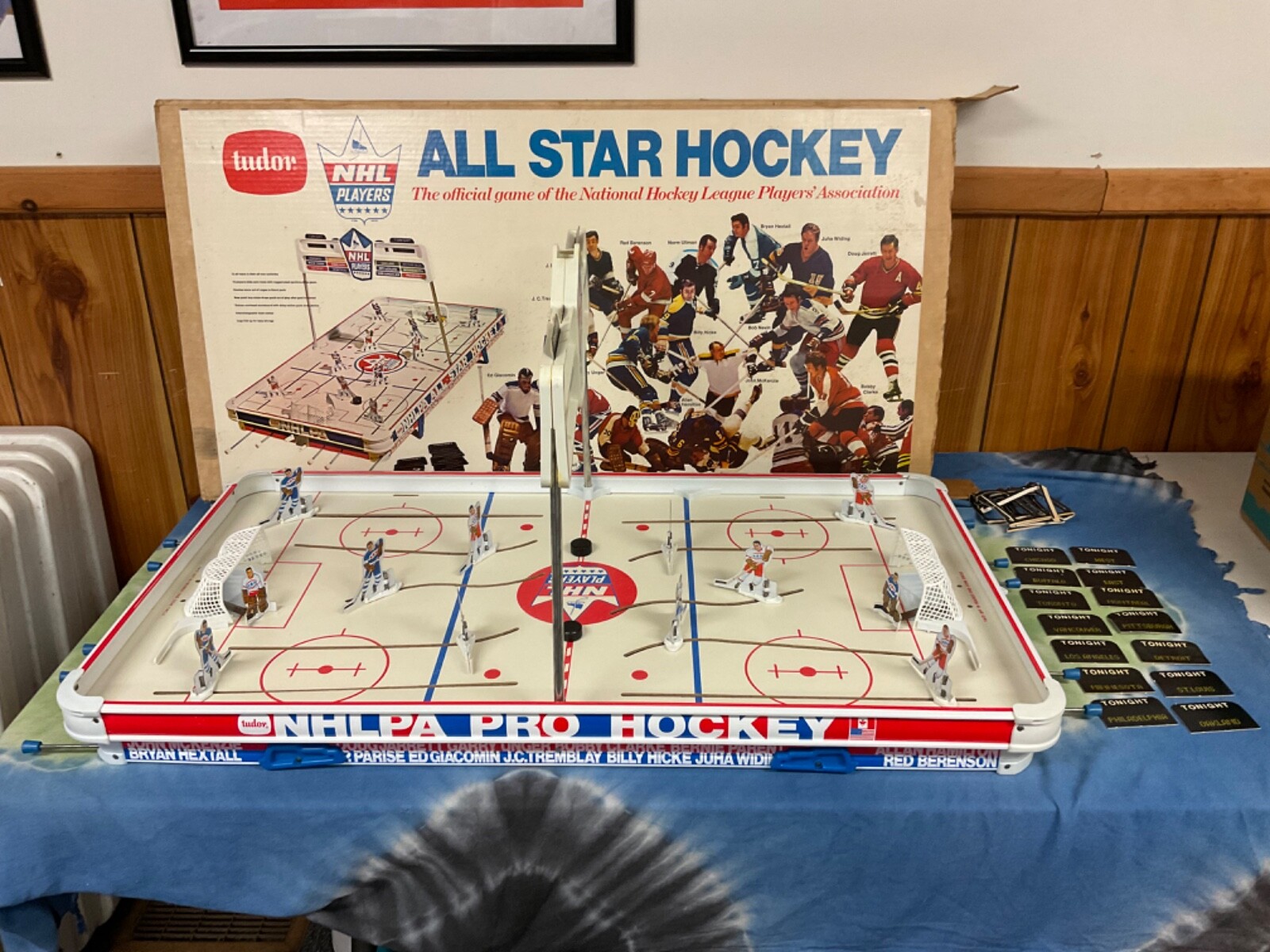 Tudor NHL PA All Star Hockey Table Top Game 725 1969 W