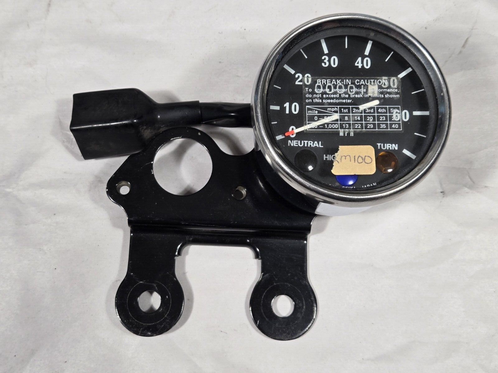 その他 KM 1976-1978 Kawasaki KM100 Speedometer Gauge, KM 100 Speedo | eBay