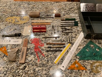Pickett K&E, Post, Dietzgen, Castell & More Vintage Drafting Materials Templates
