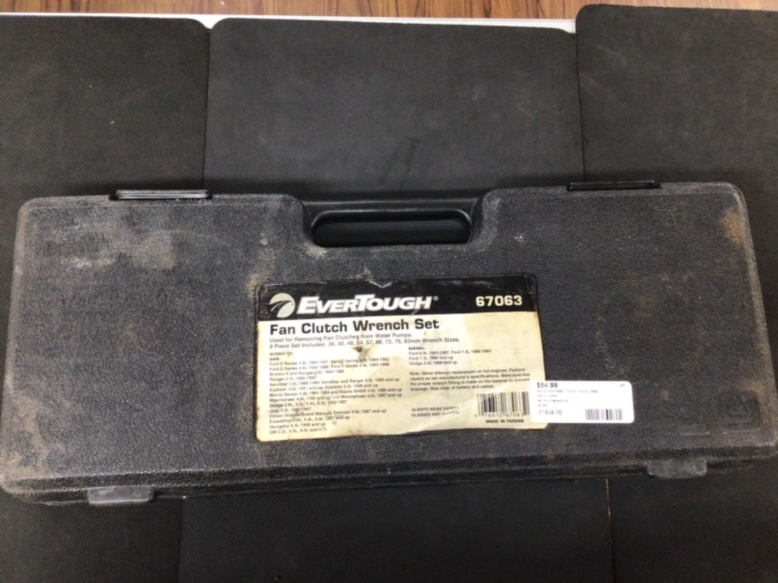 EverTough Fan Clutch Wrench Set 67063 9Piece Set in case Pricetronic