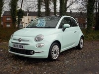 2017 Fiat 500 1.2 Lounge Euro 6 (s/s) 3dr HATCHBACK Petrol Manual