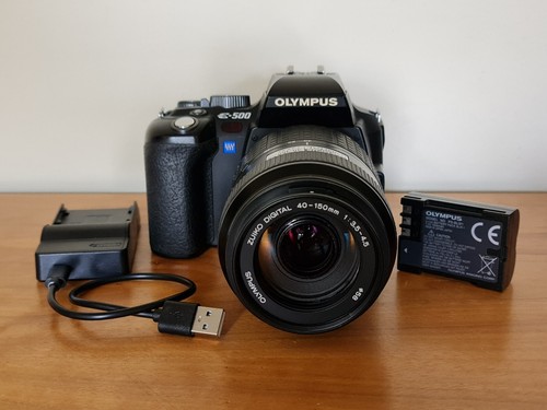 【Q2109】 OLYMPUS E-500 + 40-150 4-5.6 Amazon.com : OM SYSTEM OLYMPUS Evolt E500 8MP Digital SLR