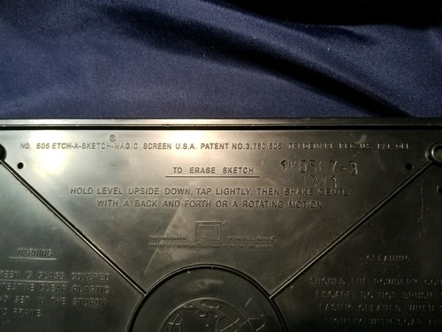 VINTAGE MAGIC ETCH A SKETCH MODEL 505 - OHIO ART - WORLD OF TOYS