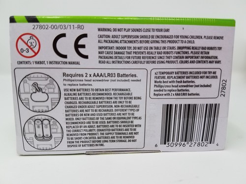 YakBot Really Rad Robots BNIP FAST FREE SHIPPING