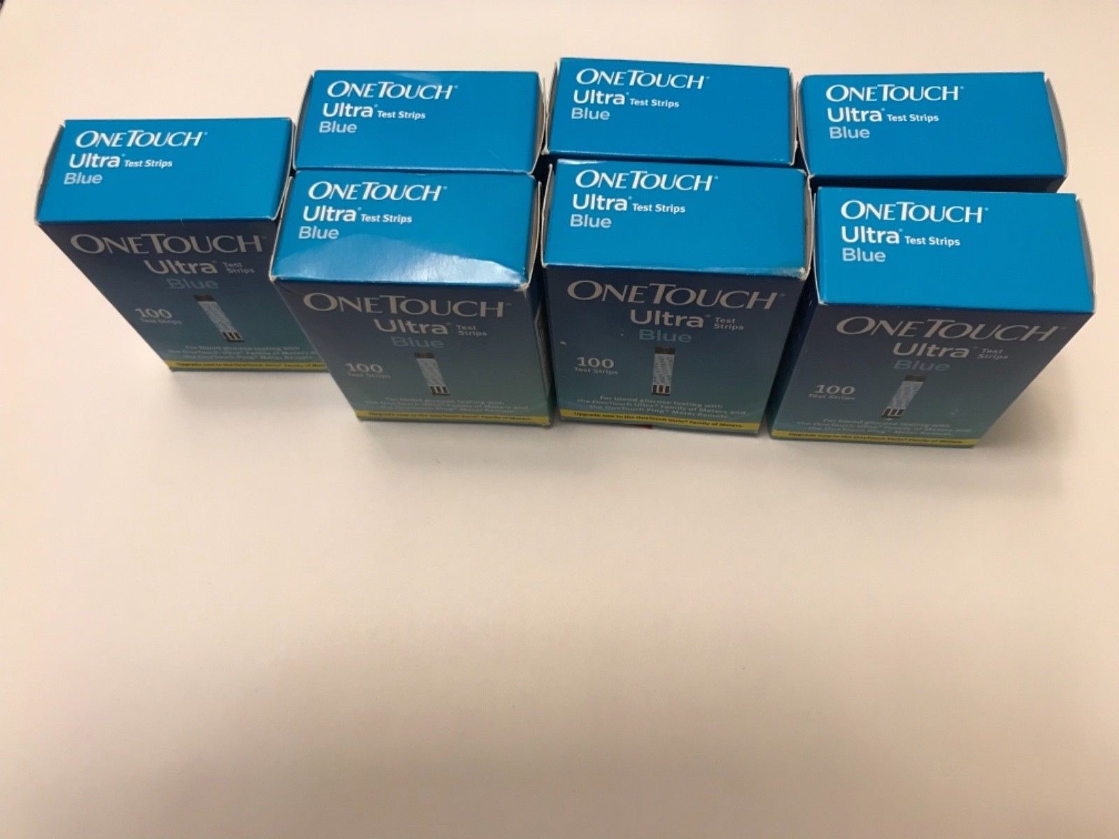 (7) 100ct One Touch Ultra Blue Test Strips New+Sealed (Exp.6/30/19-3/31/20)