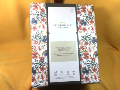 400 Thread Count Printed Pattern Performance Sheet Set - Threshold - Full