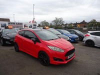 2017 Ford Fiesta 1.0 EcoBoost 140 ST-Line Red 3dr HATCHBACK Petrol Manual