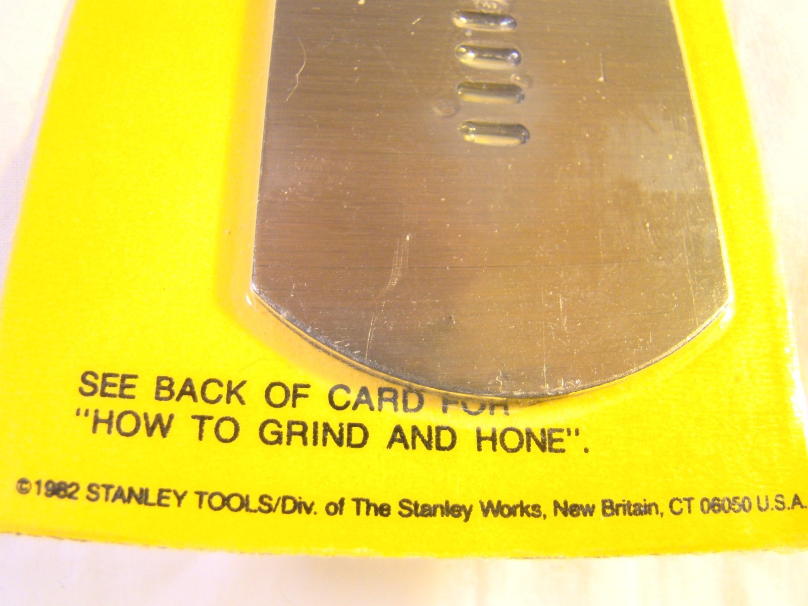 NEW Stanley Plane Iron Replacement Cutter 1 5/8” 12-506 NOS
