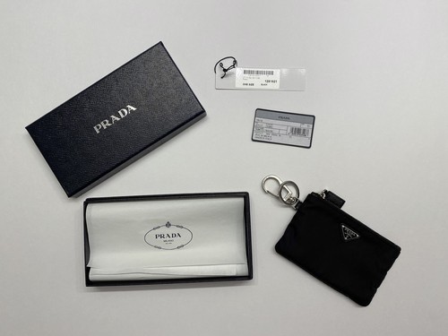 Prada Triangle Logo-plaque Nylon Zip Wallet | eBay