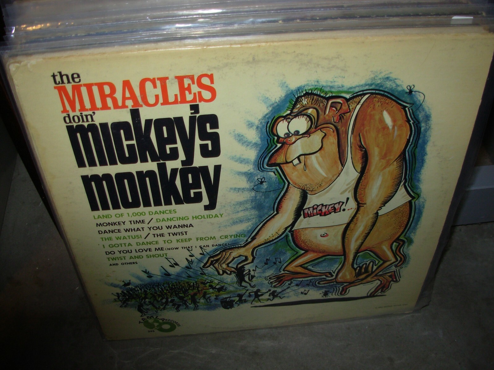 洋楽 The Miracles Mickey's Monkey LP saw cut The Miracles Mickey's Monkey LP saw cut