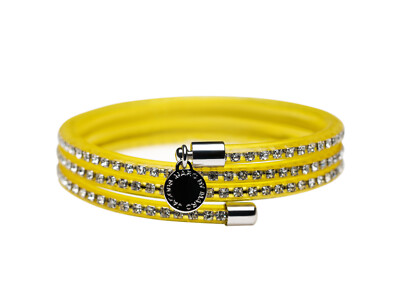 Marc By Marc Jacobs Slinky Safety Yellow Zirconia Bracelet - Model M5131109
