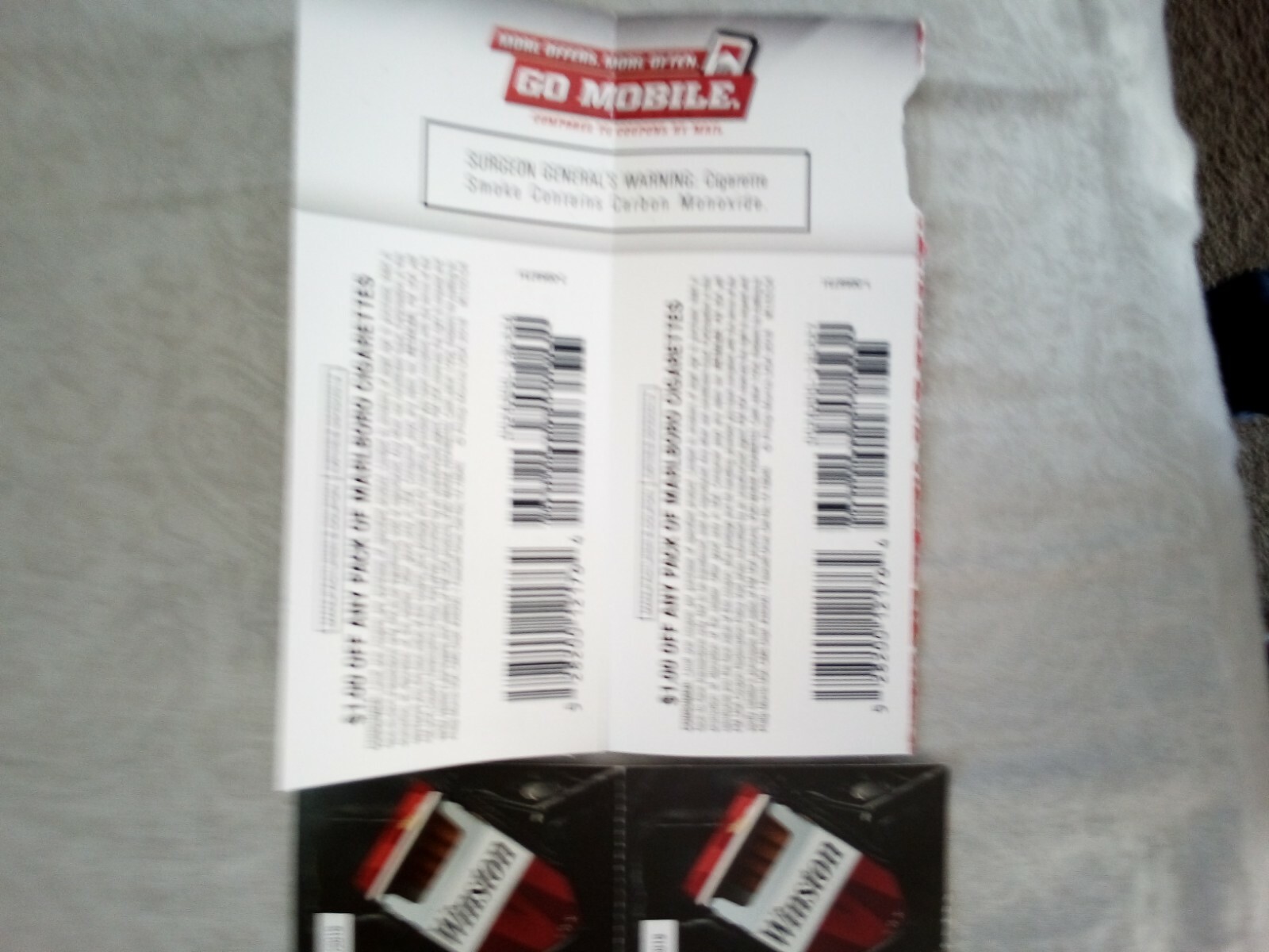 marlboro and winston coupons totaling $5.00