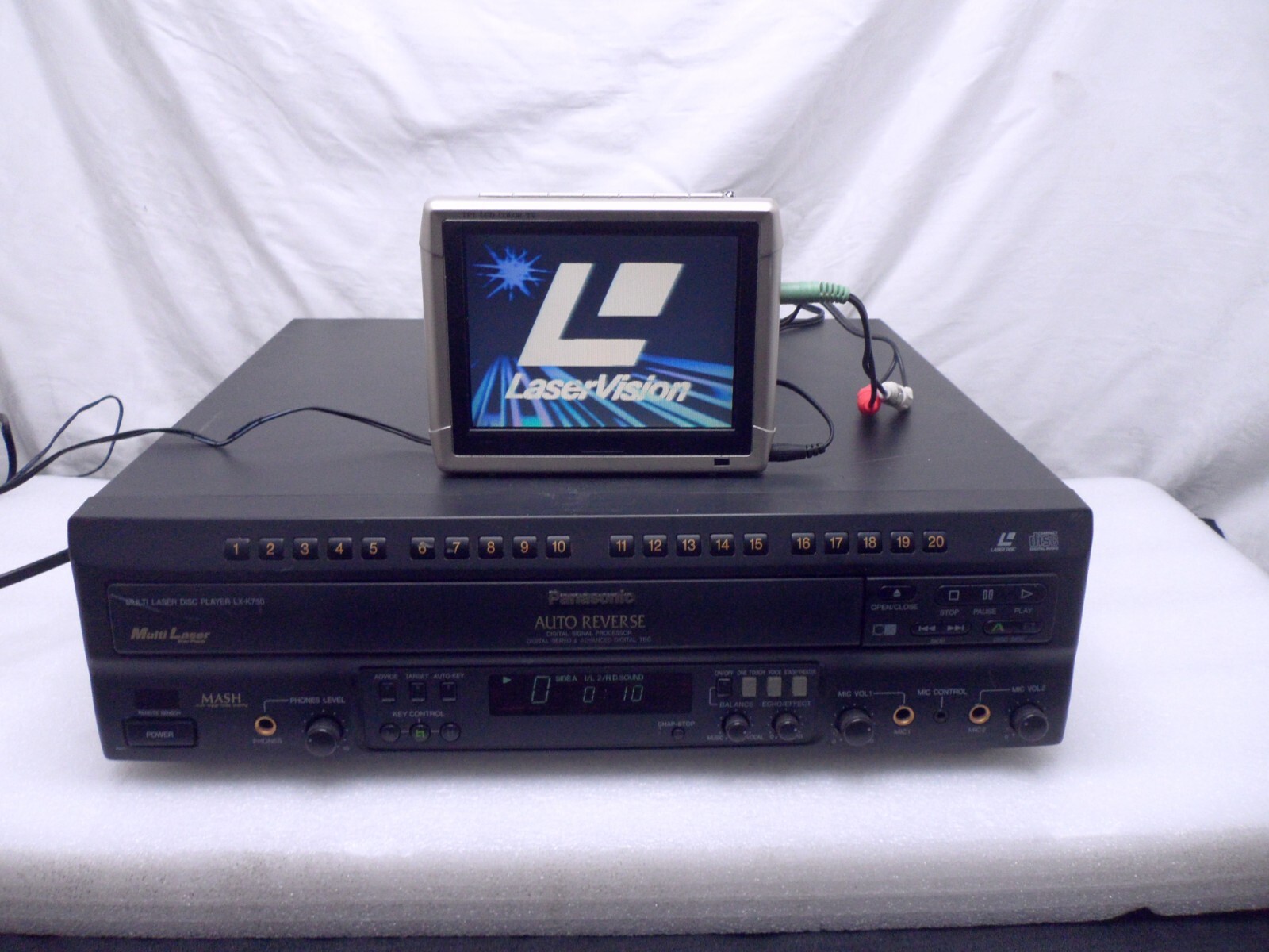 美品　安心のPanasonic製品　LDプレーヤー　 LX-K550 美品安心のPanasonic製品LDプレーヤー LX-K550