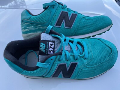 New Balance Mens Teal 574 Summer Waves Athletic Running Shoes Men 6 Wmn 7.5