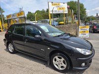 2006 Peugeot 206 SW 1.4 petrol 5 speed manual estate in black clutch high
