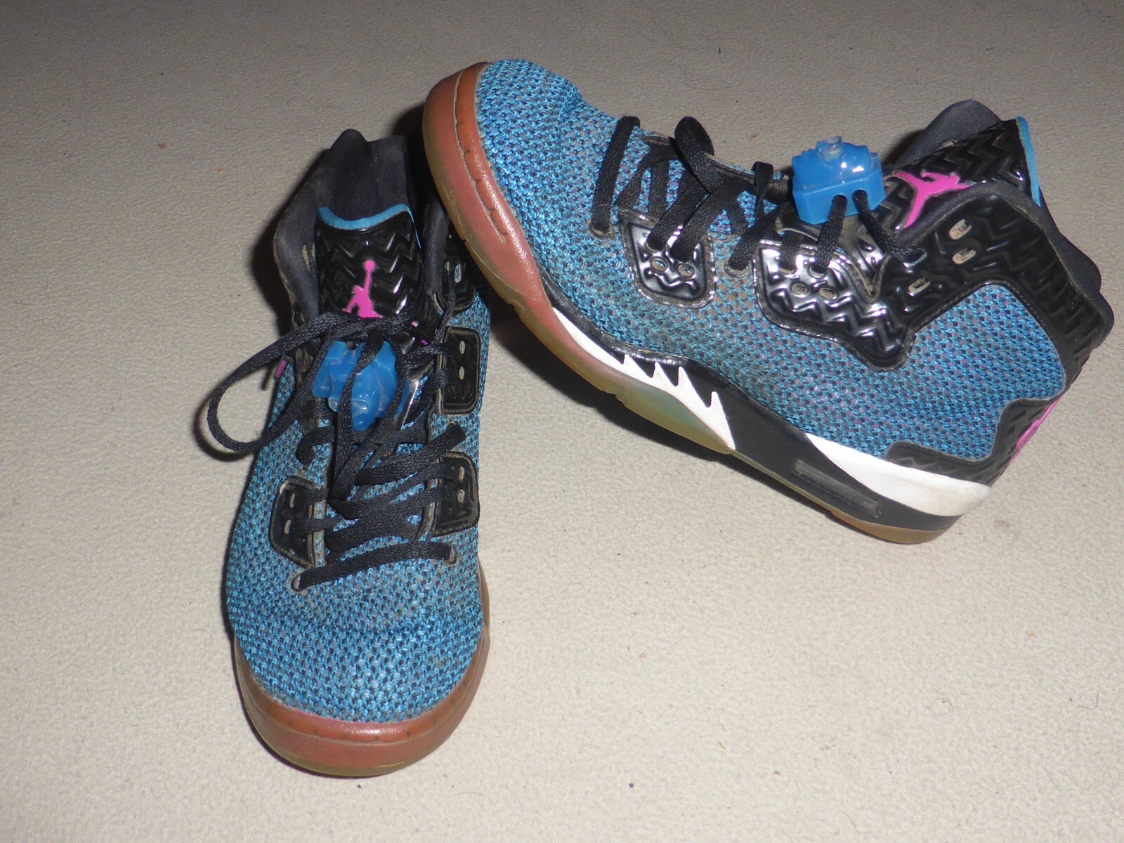 NIKE AIR JORDAN SPIKE LEE FORTY 40 BLUE BLACK SHOES 807542