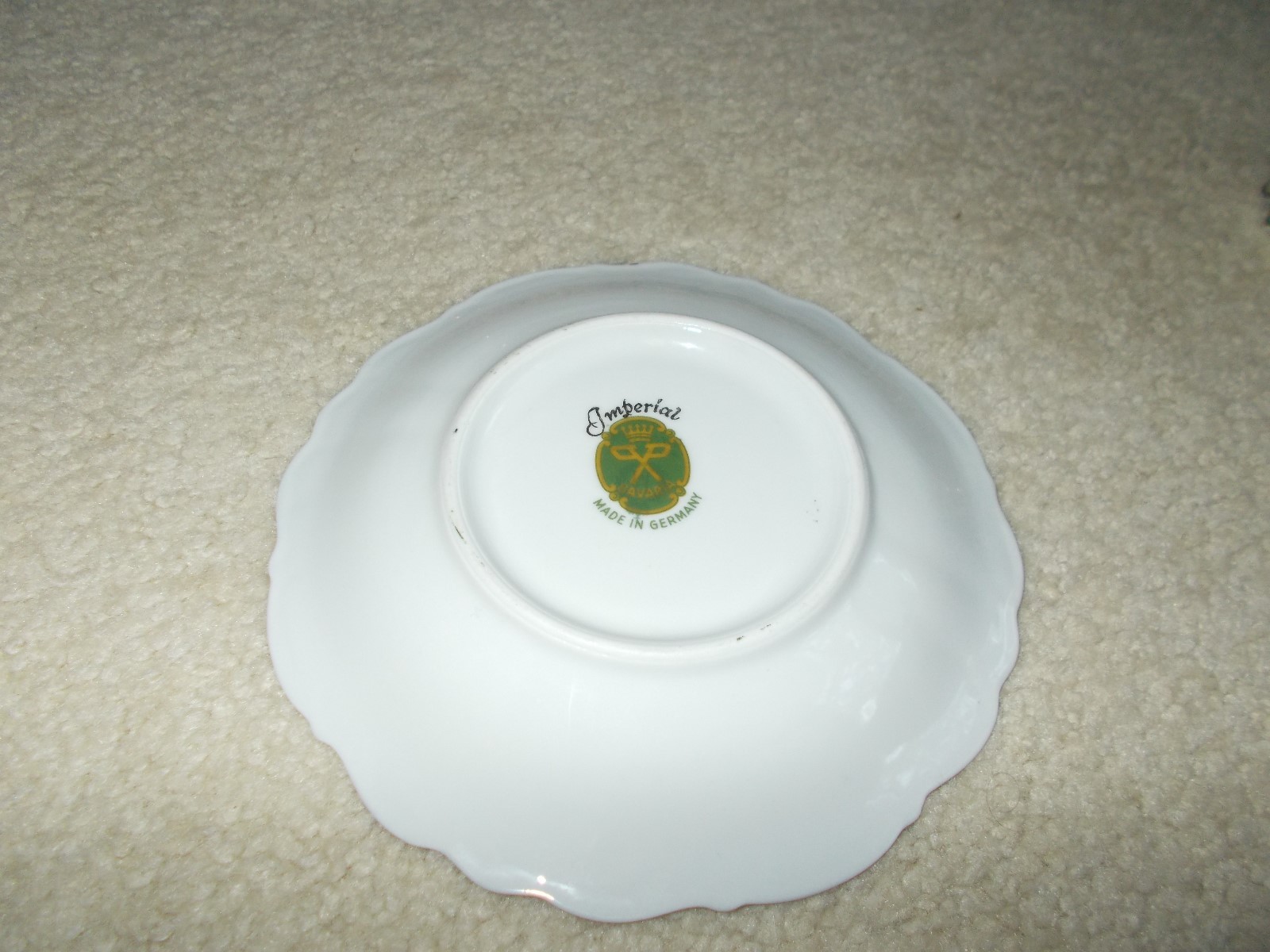 IMPERIAL CHINA CUP AND SAUCER MADE IN BAVARIA/GERMANY