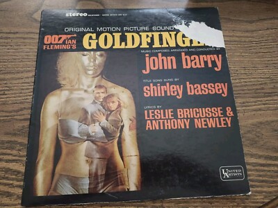 Goldfinger 007 James Bond Movie Soundtrack Vinyl LP United Artists