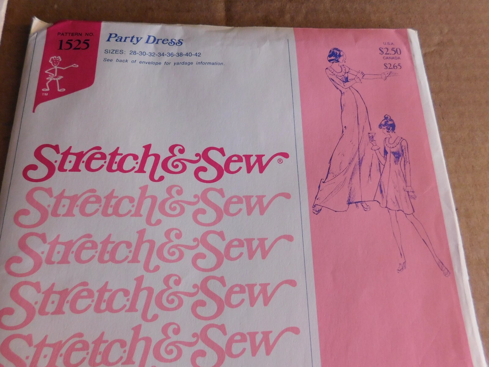 LOT OF 3 VINTAGE STRETCH & SEW PATTERNS NIGHTGOWNS,PARTY DRESS, JUMP SUIT SAILOR