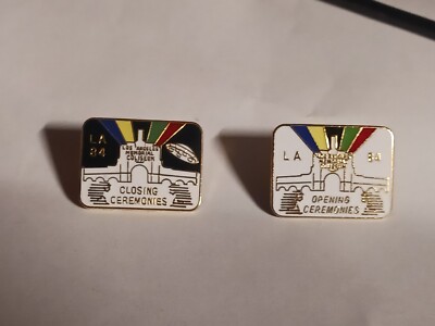 1984 Olympic Games Los Angeles Lapel  Pin Closing/opening Ceremonies  