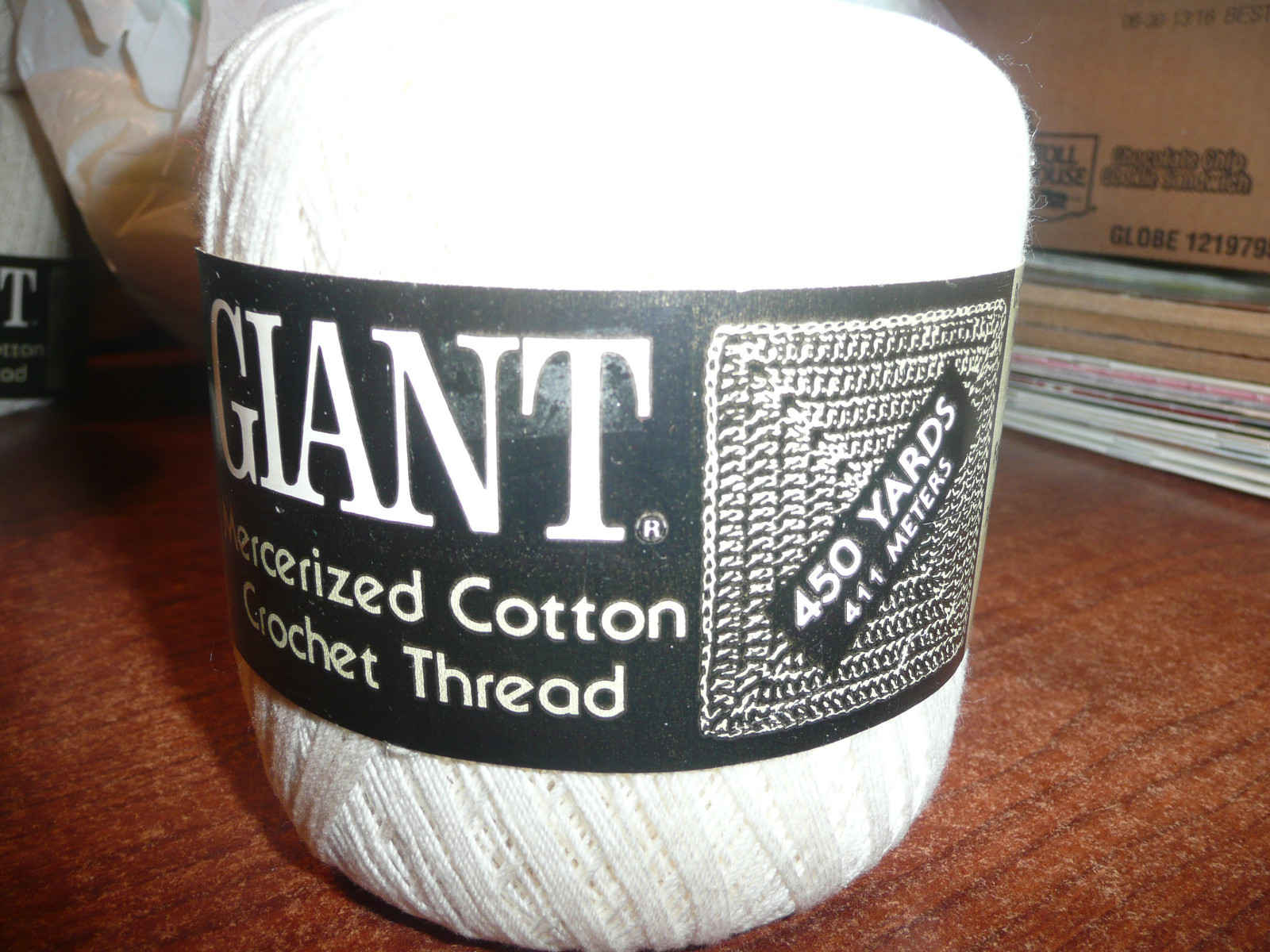 5 American Thread Giant 450 Yards Crochet Threads