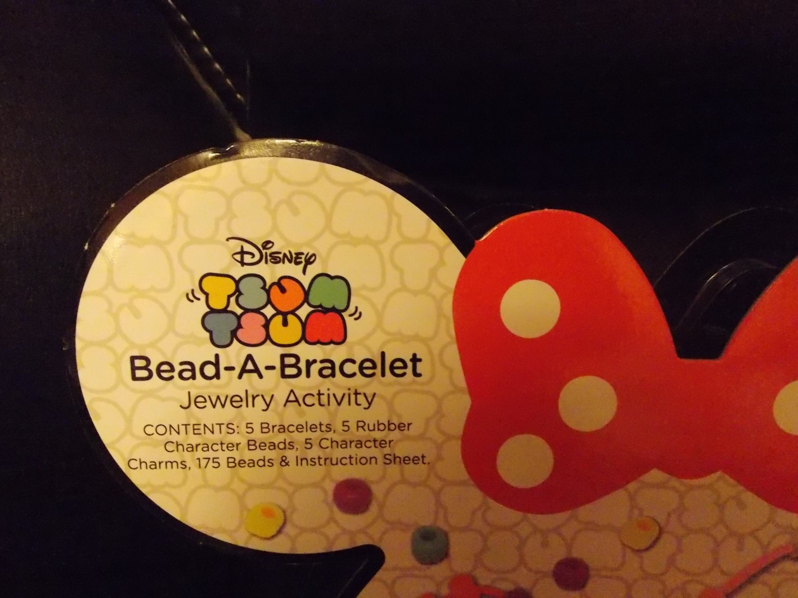 Disney TSUM TSUM Bead-A-Bracelet Jewelry Activity Set Minnie Pooh Charms **NEW**