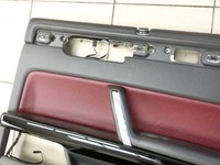 VW Phaeton 3D 01-07 Lang Türverkleidung Türpappe Rechts Hinten mit Sonnenschutzrollo Leder Grenadine Rot VW Phaeton... Vorschau 4