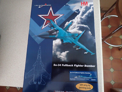 Hobbymaster HA6303 SU-34 Fullback Fighter Bomber BORT #10 August 2016 Untouched