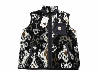 CARHARTT WIP PRENTIS VEST LINER I026719 Baru Jacquard/Black Large