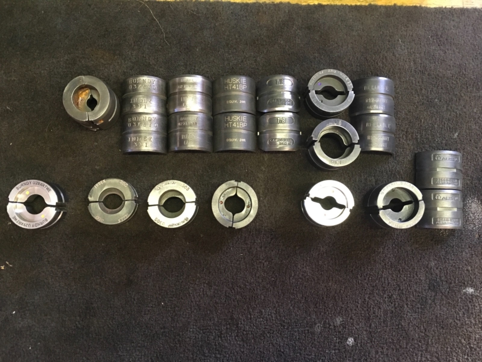 15)Burndy and other makes sets of 12 ton U dies | eBay