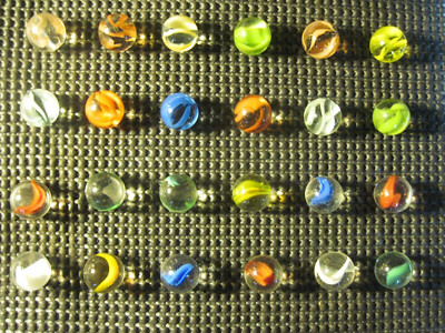 Peltier & Vitro lot Cat's-eye marbles collection