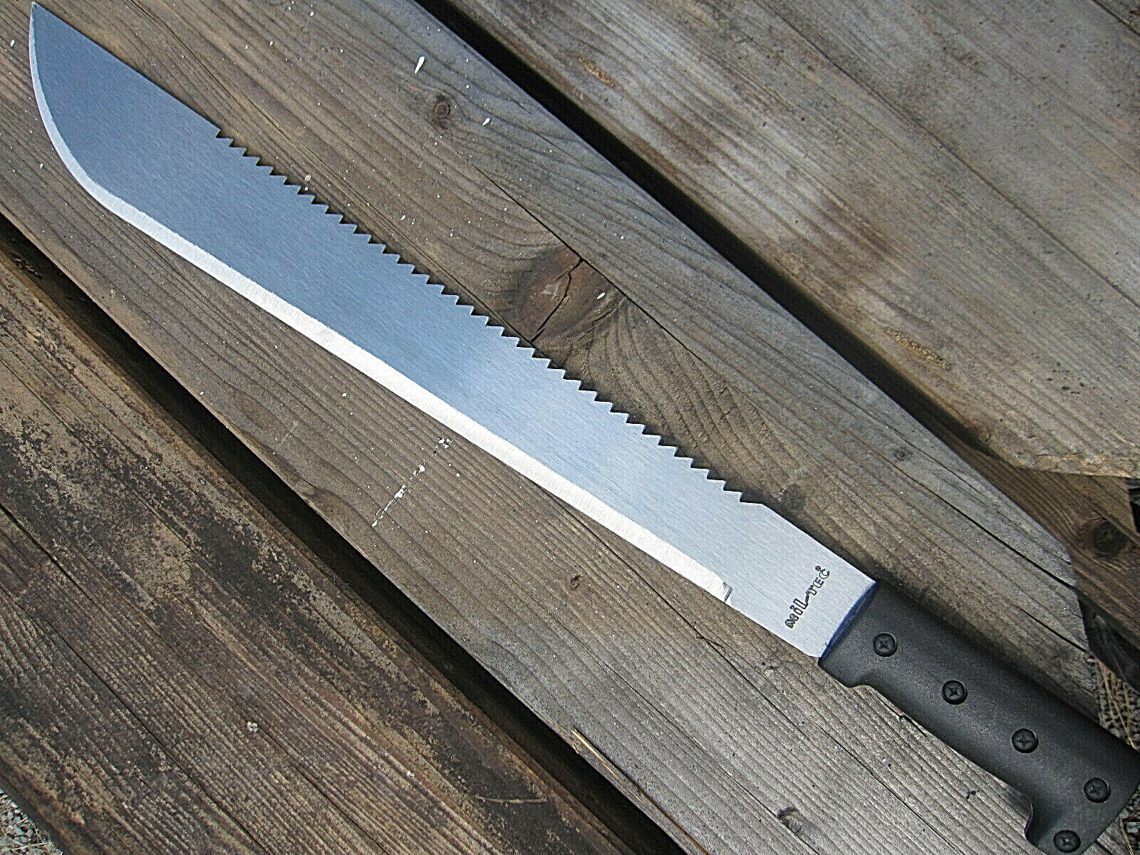 XL Stahl MACHETE Messer Survival BUSCHMESSER  SÄGE Beil Outdoor Angeln Jagd Mi 1