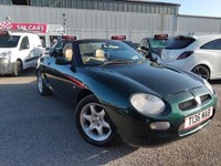 1999 T MG MGF 1.8 CONVERIBLE WITH HARDTOP, 2 KEYS, ONLY 81000 MILES.FOLDER OF SH