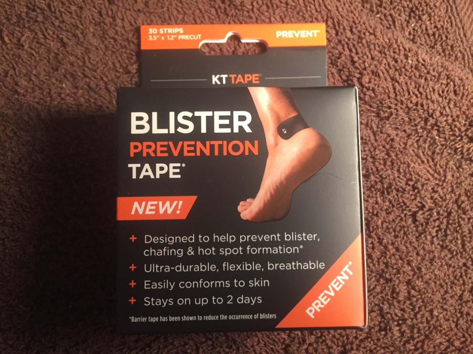 (16) 30-CT KT TAPE PERFORMANCE+BLISTER PREVENTION TAPES FOR ATHLETES 3.5
