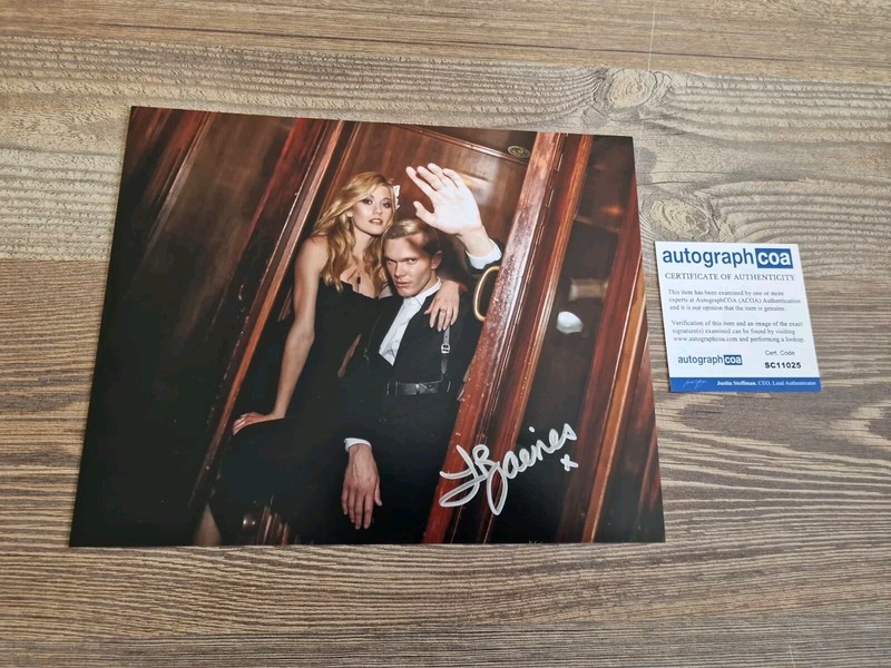 Luke Baines - Autogramm - Shadowhunters - Coa Zertifikat 