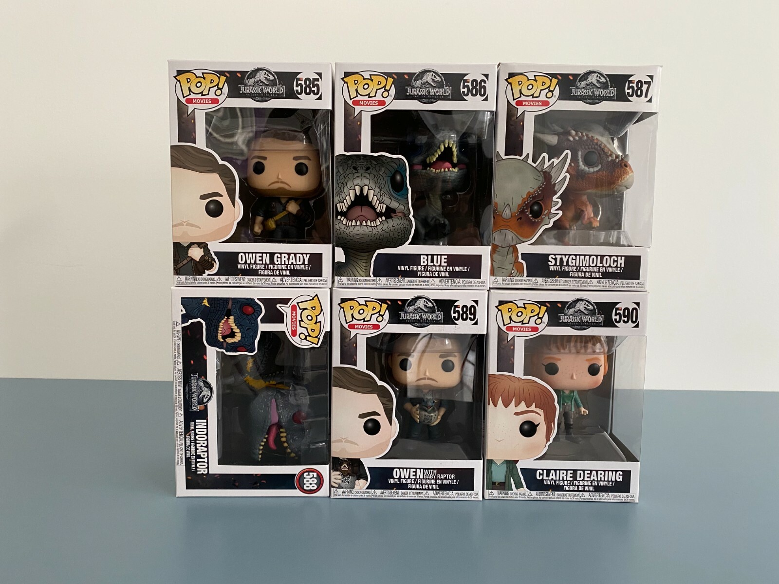 Funko Pop Jurassic World Fallen Kingdom Set with Exclusive Funko Pop Jurassic World Fallen Kingdom Set with Exclusive