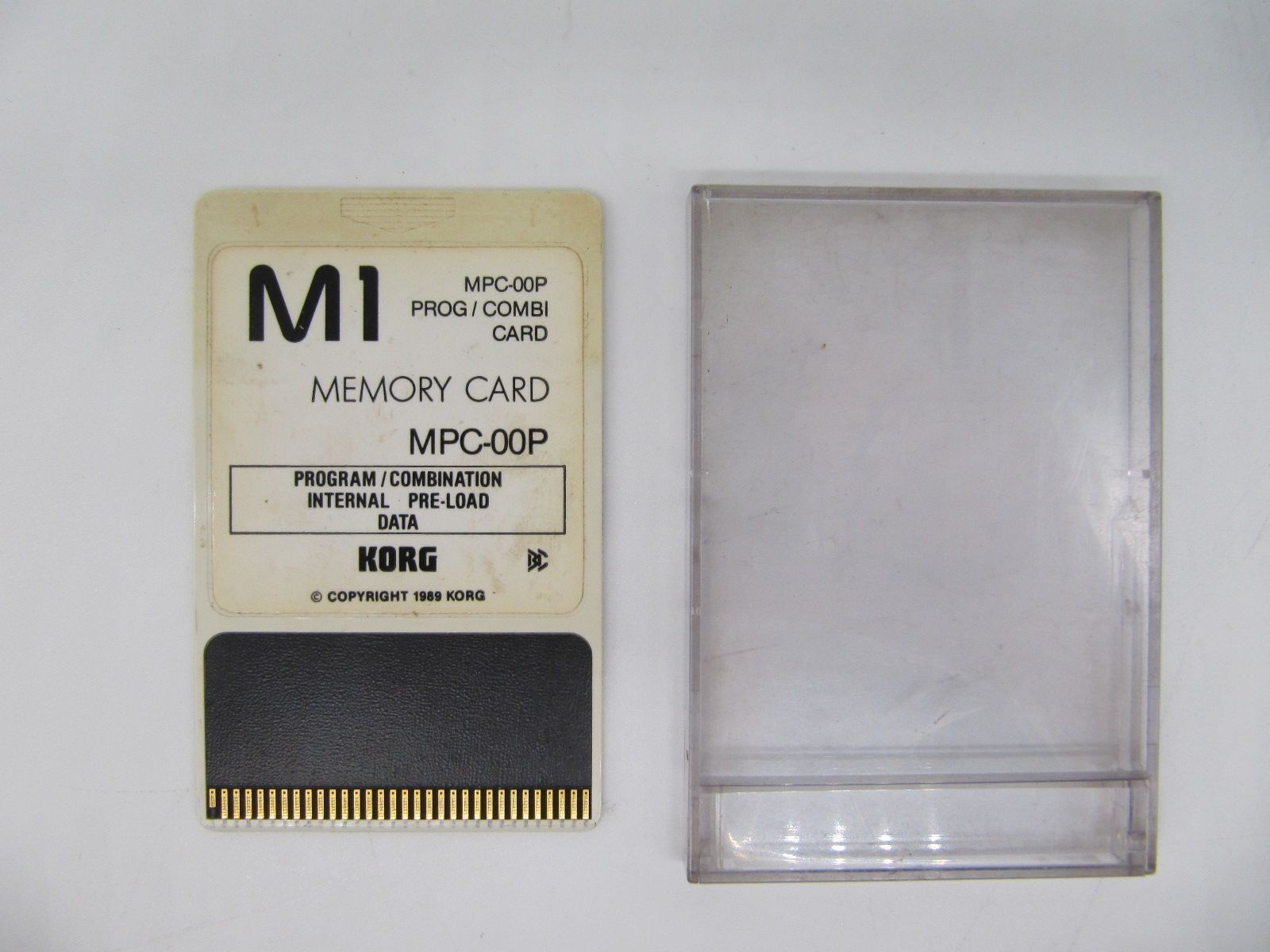 Used Korg M1 MPC-00P PROG/COMBI Memory Card | eBay
