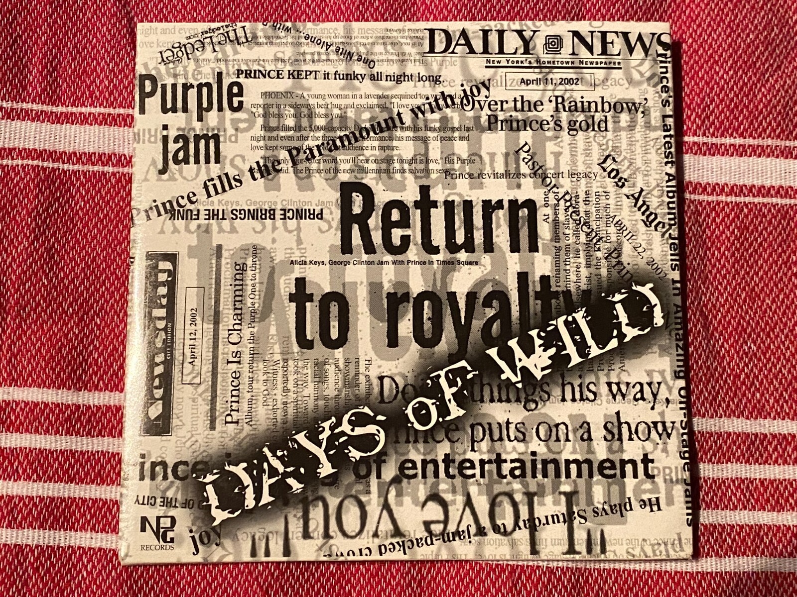 Prince & The NPG / Days Of Wild US初回盤CD _32.JPG?set_id=880000500F