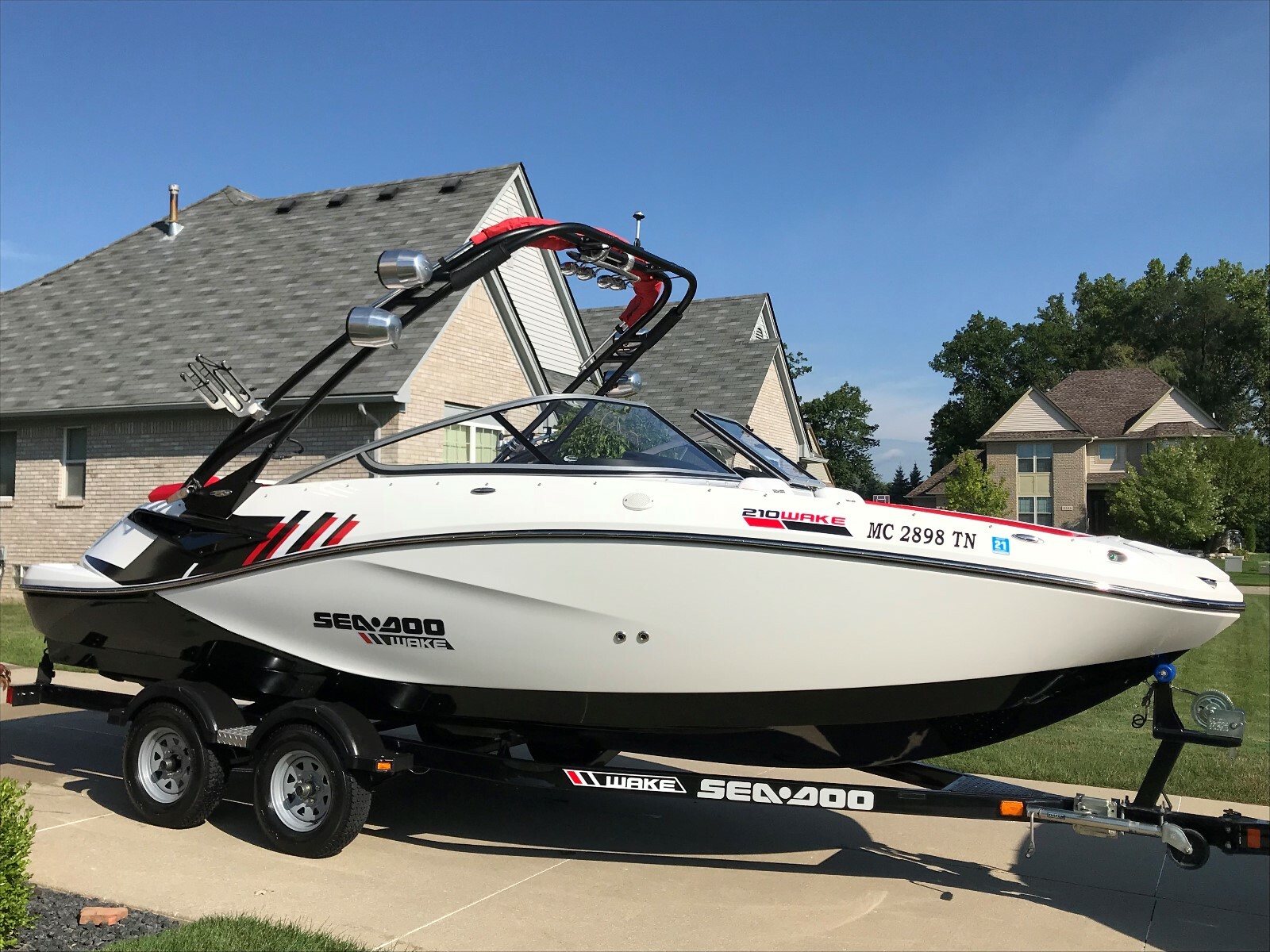 2012 Sea-Doo Wake 210 Jet Boat Low Hours Like New Condition. 430 HP Twin Rotax