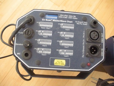 (2) American DJ, DJ Scan Lighting- New, Never Used, Vintage, Halogen Bulbs