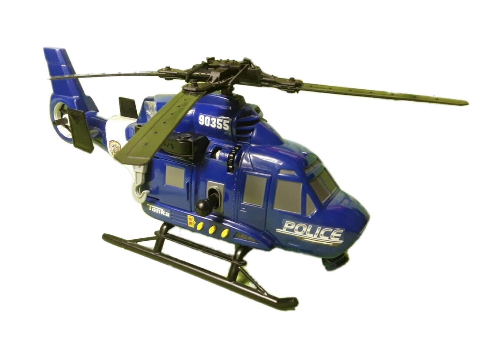 toy helicopter with moving blades
