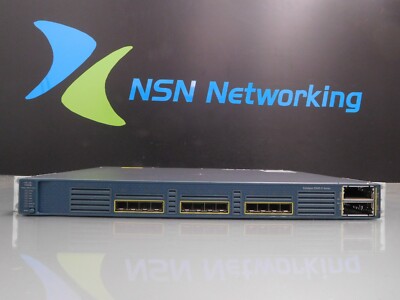 Cisco Catalyst WS-C3560E-12SD-S 12-Port SFP Gigabit Switch Dual PSU w/ Rack Ears