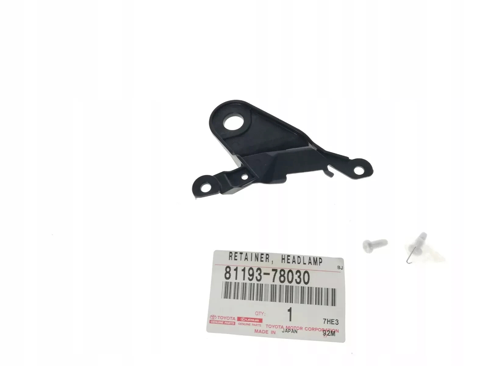 ゆゆ Toyota Genuine RETAINER, RH HEADLAMP PROTECTOR, UPR LH 81193