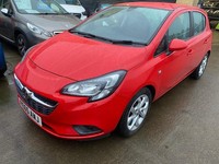 Vauxhall Corsa 1.4 Excite 5 Door Bright Red Heater Seats  2015
