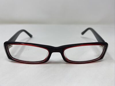 G018 COL.07 52-17-135 Dark Red Plastic Full Rim Eyeglasses Frame 5554