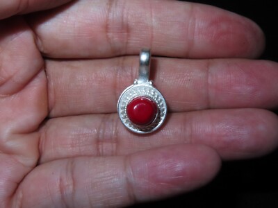 Nepal Tibet Buddhist Silver Plated Coper  Mala Prayer Beads Counter Clip (g6)