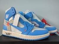 off white air jordan 1 retro high og unc