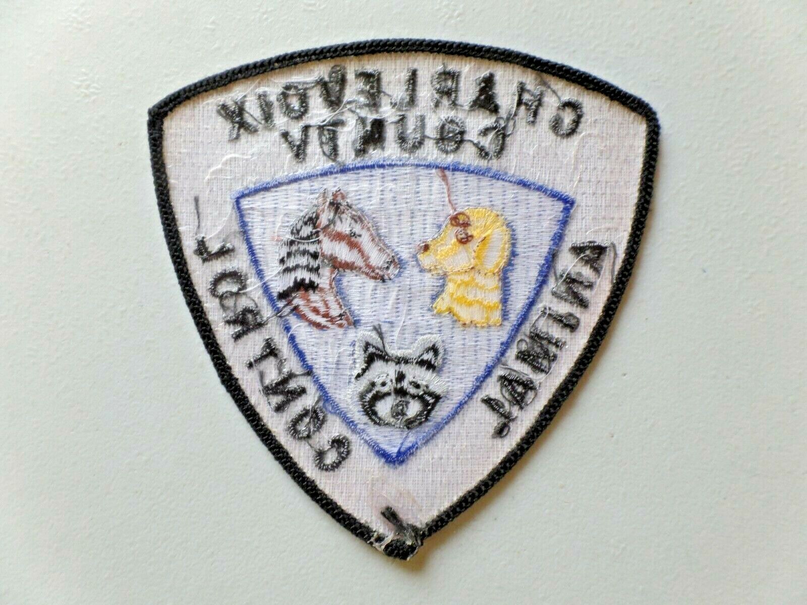 Vintage Charlevoix County Animal Control Patch Michigan Embroidered 4373
