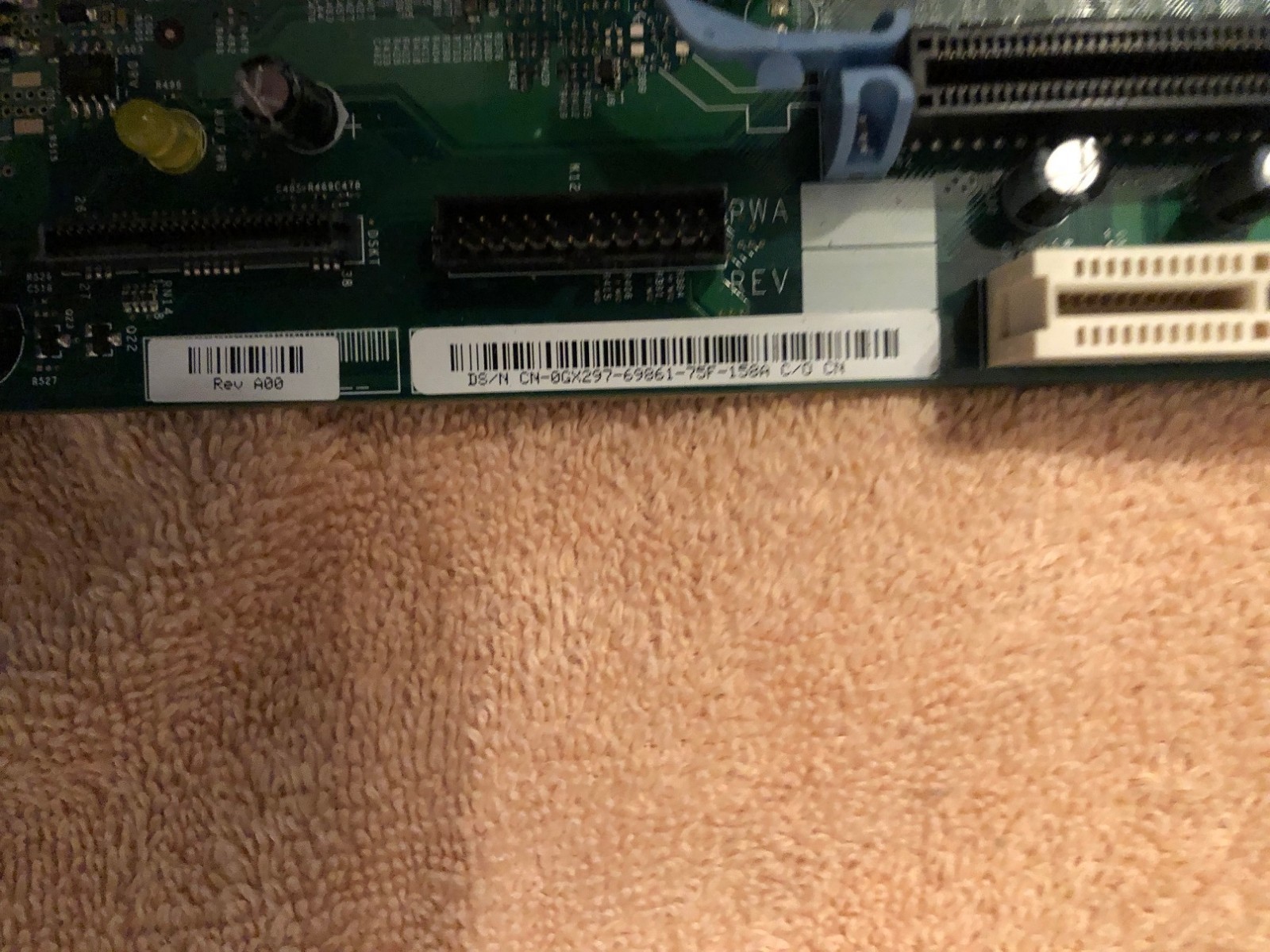 Dell GX745 Motherboard 0GX297 with Intel Core 2 Duo CPU x6